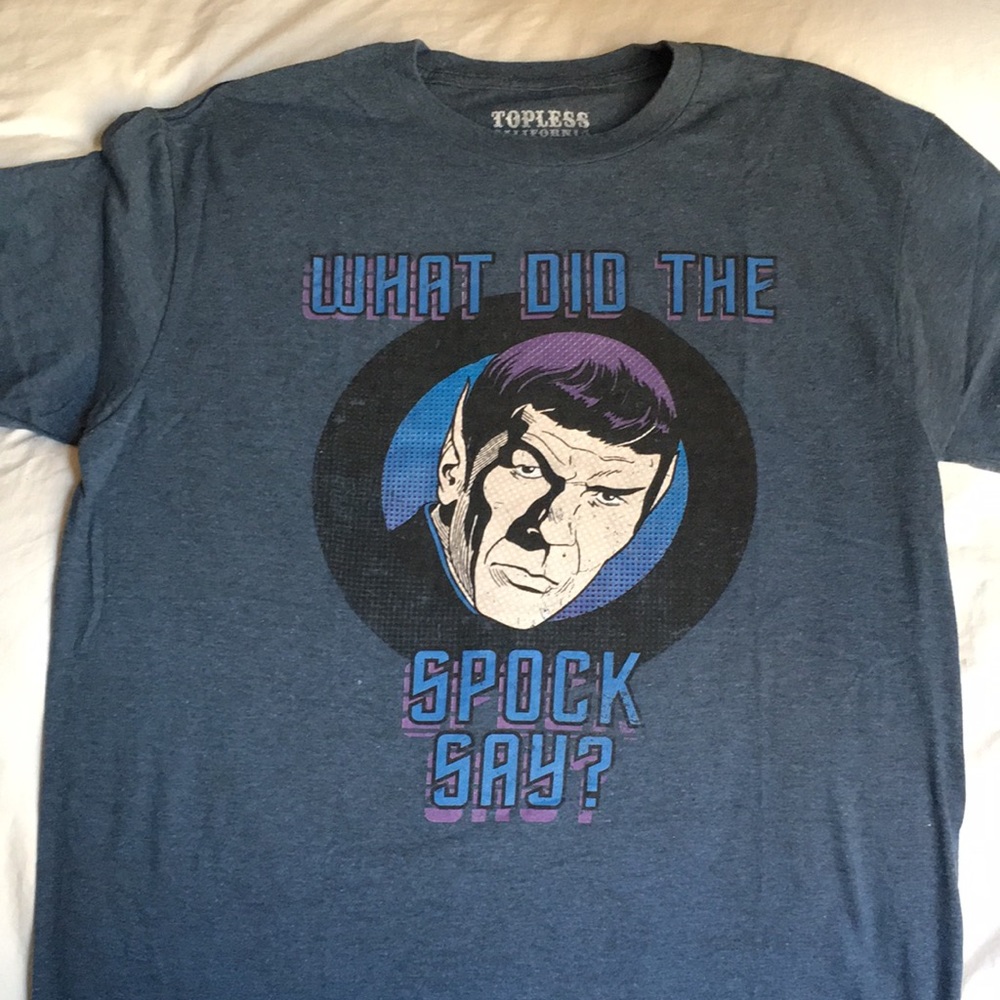 Star Trek T-shirt – Men’s Med – What did the Spock say?